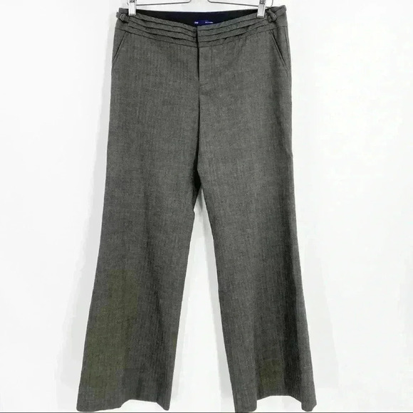 Gap “The Trouser” Wool Blend Lined Pants Size 6 - Picture 1 of 13